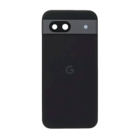 Genuine Google Pixel 8a - Back Cover With Camera Lens - Obsidian Black - G949-00784-00 - Reclaimed