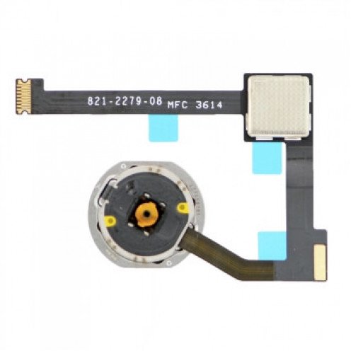 For iPad Air 2 (2014) - Mini 4 (2015) - Pro 12.9 1st Gen (2015) - Home Button - White & Gold