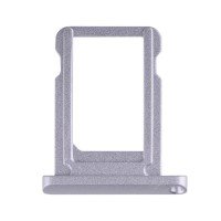 For iPad Mini 4 (2015) - Mini 5 (2019) - Pro 9.7 (2016) - Pro 12.9 1st Gen (2015) - SIM Card Tray - Silver