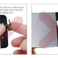 For iPhone 4 - LCD Screen Assembly - Black