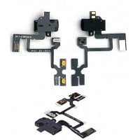 For iPhone 4 - Audio Jack and Volume Flex - Black