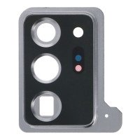 For Samsung Galaxy Note 20 Ultra - Note 20 Ultra 5G - Rear Camera Lens and Bezel - White