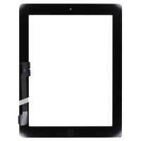 For iPad 3 (2012) - Digitizer Assembly - Black - Premium Quality