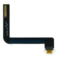 Genuine iPad 7 (2019) - 8 (2020) - 9 (2021) - Charging Port Flex Cable - White - Reclaimed