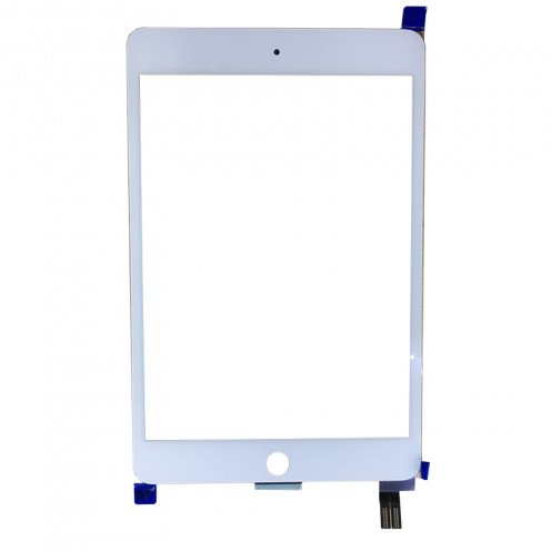 For iPad Mini 5 (2019) - Top Glass & Digitizer With OCA - White - With Tesa