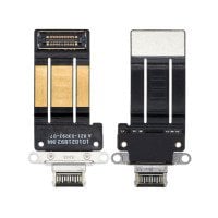 For iPad Pro 11 3rd Gen (2021) - Pro 11 4th Gen (2022) - Pro 12.9 5th Gen (2021) - Pro 12.9 6th Gen (2022) - Charging Port Flex Cable - Silver