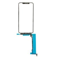 For iPhone 11 Pro Max - Touch Screen Digitizer & Top Glass Lens - Blue Film - No IC - no OCA