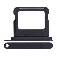 For iPhone 17 - SIM Card Tray - Single SIM - Black - Aftermarket