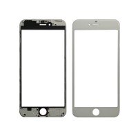 For iPhone 6 Plus - 3-in-1 LCD Glass With Frame & OCA - White