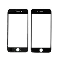 For iPhone 6S - 2-in-1 Top Glass & Frame - Black
