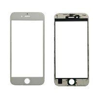 For iPhone 6S - 2-in-1 Top Glass & Frame - White