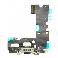 For iPhone 7 - Charging Port Assembly - Black - Premium Quality - 821-00270-08