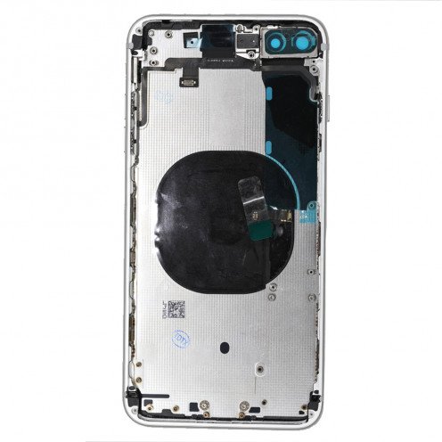 For iPhone 8 Plus - Rear Housing with Internal Parts - Silver - No Logo