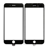 For iPhone 8 Plus - 3-in-1 LCD Glass With Frame & OCA - Black