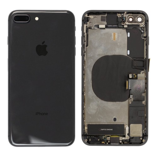 Genuine iPhone 8 Plus - Rear Housing Assembly With Parts - Space Grey - Reclaimed - Grade A Genuine iPhone 8 Plus - Rear Housing Assembly With Parts - Space Grey - Reclaimed - Grade A