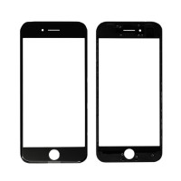 For iPhone 8 - SE (2022) - 3-in-1 LCD Glass With Frame & OCA - Black