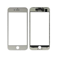 For iPhone 8 - SE (2022) - 3-in-1 LCD Glass With Frame & OCA - White