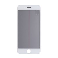 For iPhone 8 - SE (2020) - SE (2022) - 4-in-1 Top Glass, Frame, Polarizer & OCA - White