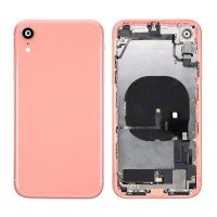 For iPhone XR - Rear Chassis Assembly with Internal Parts - Coral - No Logo
