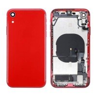 For iPhone XR - Rear Chassis Assembly with Internal Parts - Red - No Logo - Aftermarket