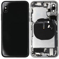 For iPhone XS - Rear Housing Assembly with Internal Parts - Black - No Logo