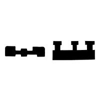 For Apple Watch Series 3 - 42mm - 2pc Display Connector Sticker Set
