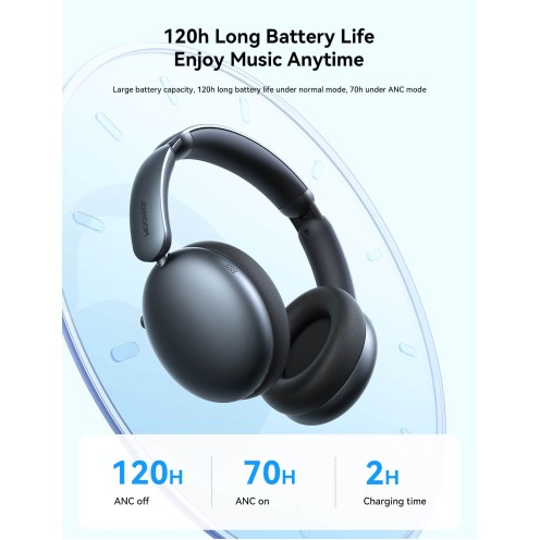 Joyroom - J-Head Series - JR-JH1- Hybrid ANC Wireless Headphones - Black Joyroom - J-Head Series - JR-JH1- Hybrid ANC Wireless Headphones - Black