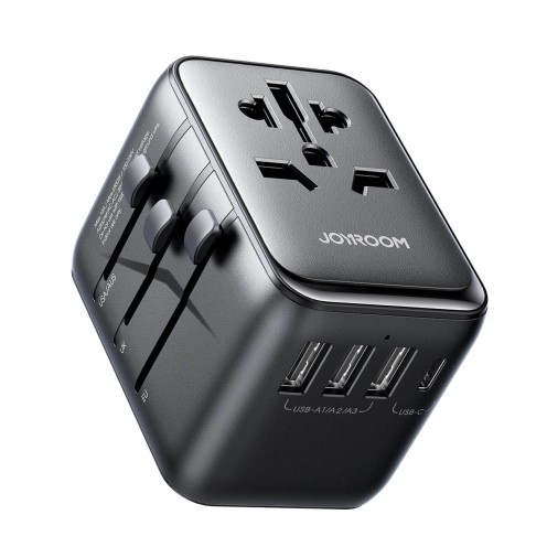 Joyroom - JR-TCW01 - Travel Adapter Universal 17W UK/EU/US/JP/AU/CN - Black