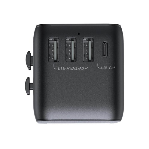 Joyroom - JR-TCW01 - Travel Adapter Universal 17W UK/EU/US/JP/AU/CN - Black