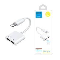 Joyroom - S-Y104 - Headphone Lightning to 2x Lightning Adapter - White