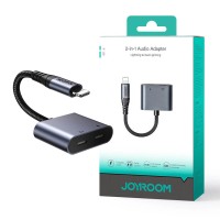 Joyroom - SY-L02 - Headphone Lightning to 2x Lightning DAC Adapter 2in1 - Black