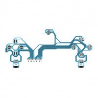 For Sony Playstation 4 - Dualshock 4 - Conductive Film Keypad Flex Cable - V4.0 - JDS-040 For Sony Playstation 4 - Dualshock 4 - Conductive Film Keypad Flex Cable - V4.0 - JDS-040