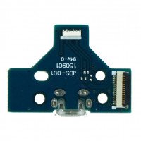 For Sony Playstation 4 - Dualshock 4 - USB Charging Board - JDS-001 - 14 Pin HQ For Sony Playstation 4 - Dualshock 4 - USB Charging Board - JDS-001 - 14 Pin HQ