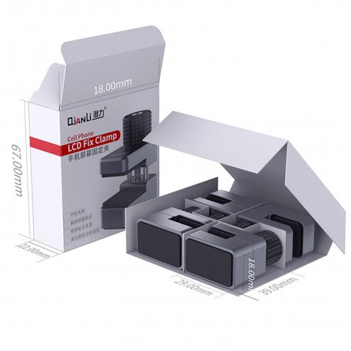 QianLi iClamp Screen Clip - Clamp for Mobile Devices - Pack of 4