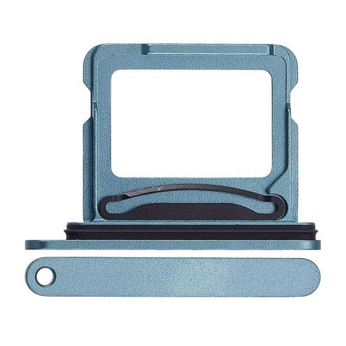 For iPhone 16 - 16 Plus - SIM Card Tray - Dual SIM - Teal For iPhone 16 - 16 Plus - SIM Card Tray - Dual SIM - Teal