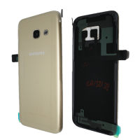 Genuine Samsung Galaxy A3 - SM-A320 - 2017 - Back Cover - Samsung Service Pack - Gold - GH82-13636B
