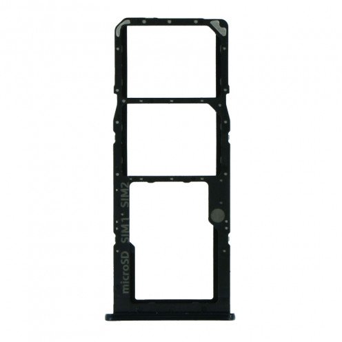 For Samsung Galaxy A51 - SM-A515 - Dual SIM Card Tray - Black