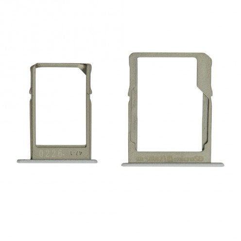 For Samsung Galaxy A3 - SM-A300 - Double SIM Card Tray - Silver - GH61-08203A