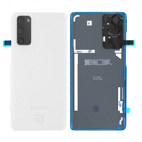 Genuine Samsung Galaxy S20 FE - SM-G780 - Back Cover With Camera Lens & Adhesive - Cloud White - GH82-24263B