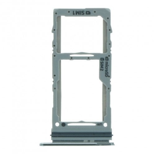 Genuine Samsung Galaxy S20 - SM-G980F/DS - SIM Card Tray - Dual Version - Silver - Reclaimed Genuine Samsung Galaxy S20 - SM-G980F/DS - SIM Card Tray - Dual Version - Silver - Reclaimed