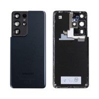 Genuine Samsung Galaxy S21 Ultra 5G - SM-G998 - Back Cover Glass With Camera Lens - Phantom Navy - GH82-24499D - Reclaimed Genuine Samsung Galaxy S21 Ultra 5G - SM-G998 - Back Cover Glass With Camera Lens - Phantom Navy - GH82-24499D - Reclaimed