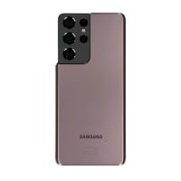 Genuine Samsung Galaxy S21 Ultra 5G - SM-G998 - Back Cover Glass With Camera Lens - Phantom Brown - GH82-27283E - Reclaimed Genuine Samsung Galaxy S21 Ultra 5G - SM-G998 - Back Cover Glass With Camera Lens - Phantom Brown - GH82-27283E - Reclaimed