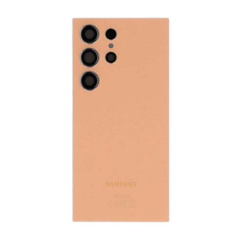 Genuine Samsung Galaxy S24 Ultra - SM-S928 - Back Cover With Camera Lens - Titanium Orange - GH82-33349G - Reclaimed Genuine Samsung Galaxy S24 Ultra - SM-S928 - Back Cover With Camera Lens - Titanium Orange - GH82-33349G - Reclaimed
