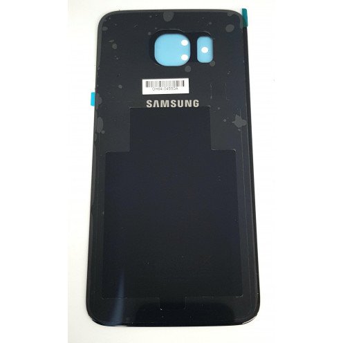 Genuine Samsung Galaxy S6 - SM-G920F - Back Cover With Adhesive - Samsung Service Pack - Black - GH82-09825A Genuine Samsung Galaxy S6 - SM-G920F - Back Cover With Adhesive - Samsung Service Pack - Black - GH82-09825A