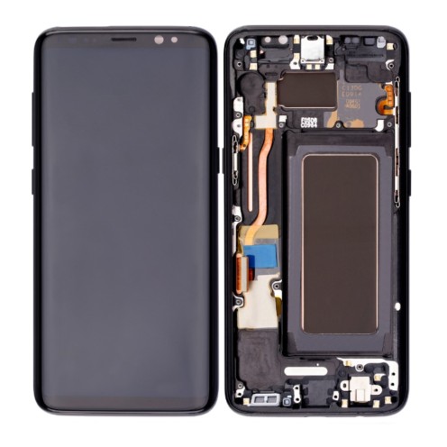 Genuine Samsung Galaxy S8 - SM-G950 - OLED Screen Assembly - Midnight Black - Reclaimed