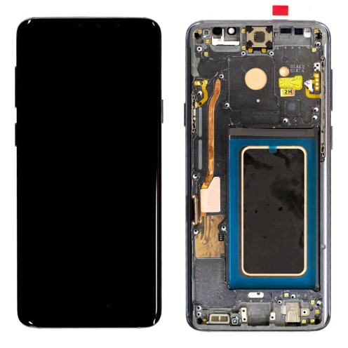 For Samsung Galaxy S9 Plus - SM-G965F - Screen Assembly With Frame - Grey - GH97-21691C - Refurbished For Samsung Galaxy S9 Plus - SM-G965F - Screen Assembly With Frame - Grey - GH97-21691C - Refurbished