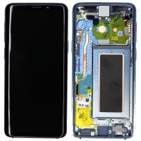 Genuine Samsung Galaxy S9 - SM-G960F - LCD Screen & Digitizer Assembly - Samsung Service Pack - Polaris Blue - GH97-21696G