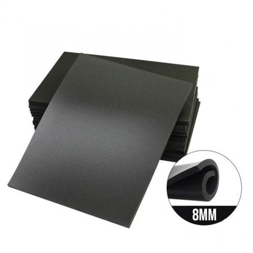 Black Laminating Magic Mat for Screen Refurbishment - 8mm - 22.5 x 29.7cm