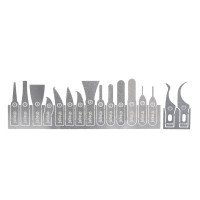 Jabe - Ultra-Thin 16-in-1 Blade Pack for Precision Mobile Repair
