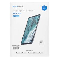 FORWARD Zero - Clear Flexible Explosion-Proof Hydrogel Film - Large - Ready to Cut - 5 Pack